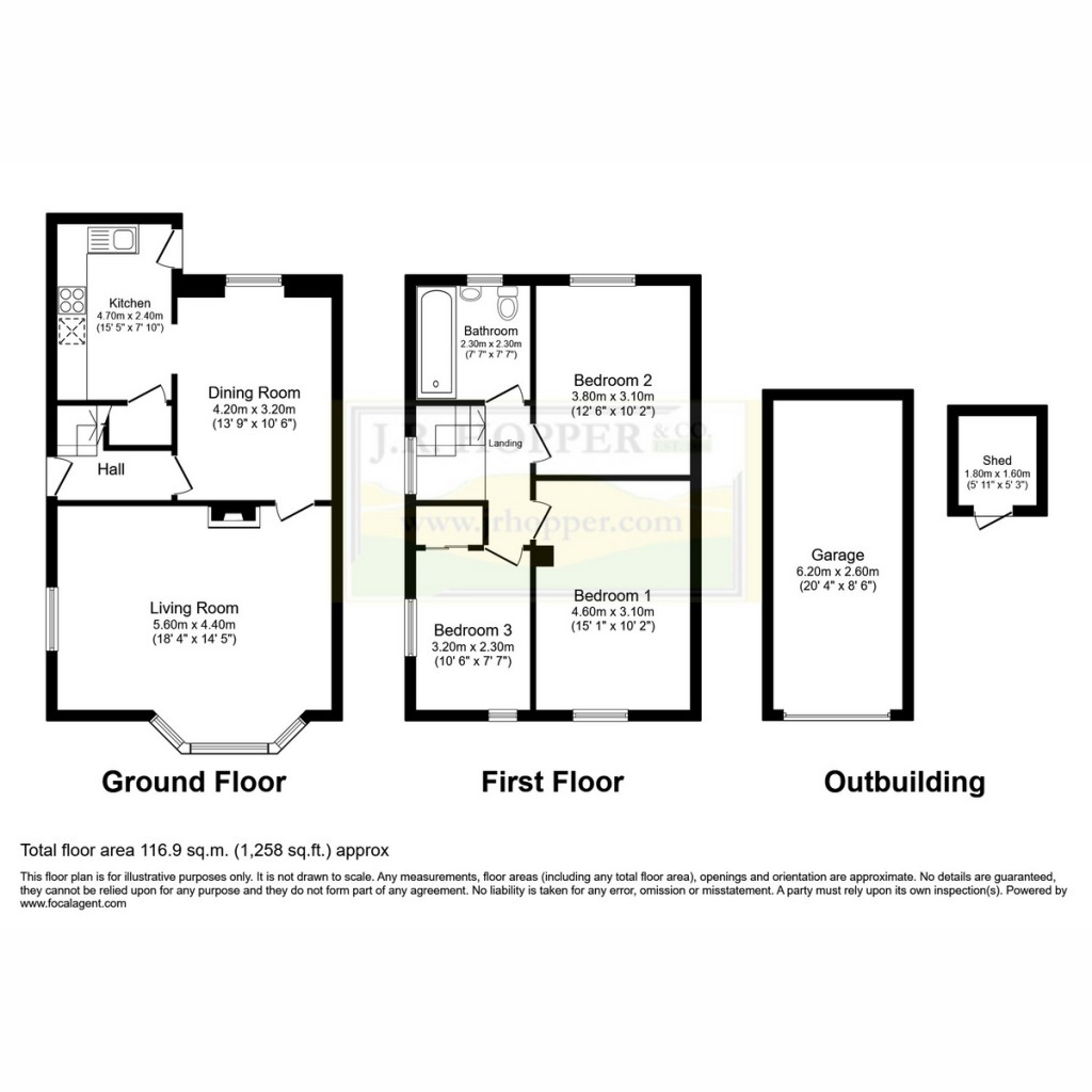 Floorplans For 10 Helbeck Road, Brough CA17 4BH