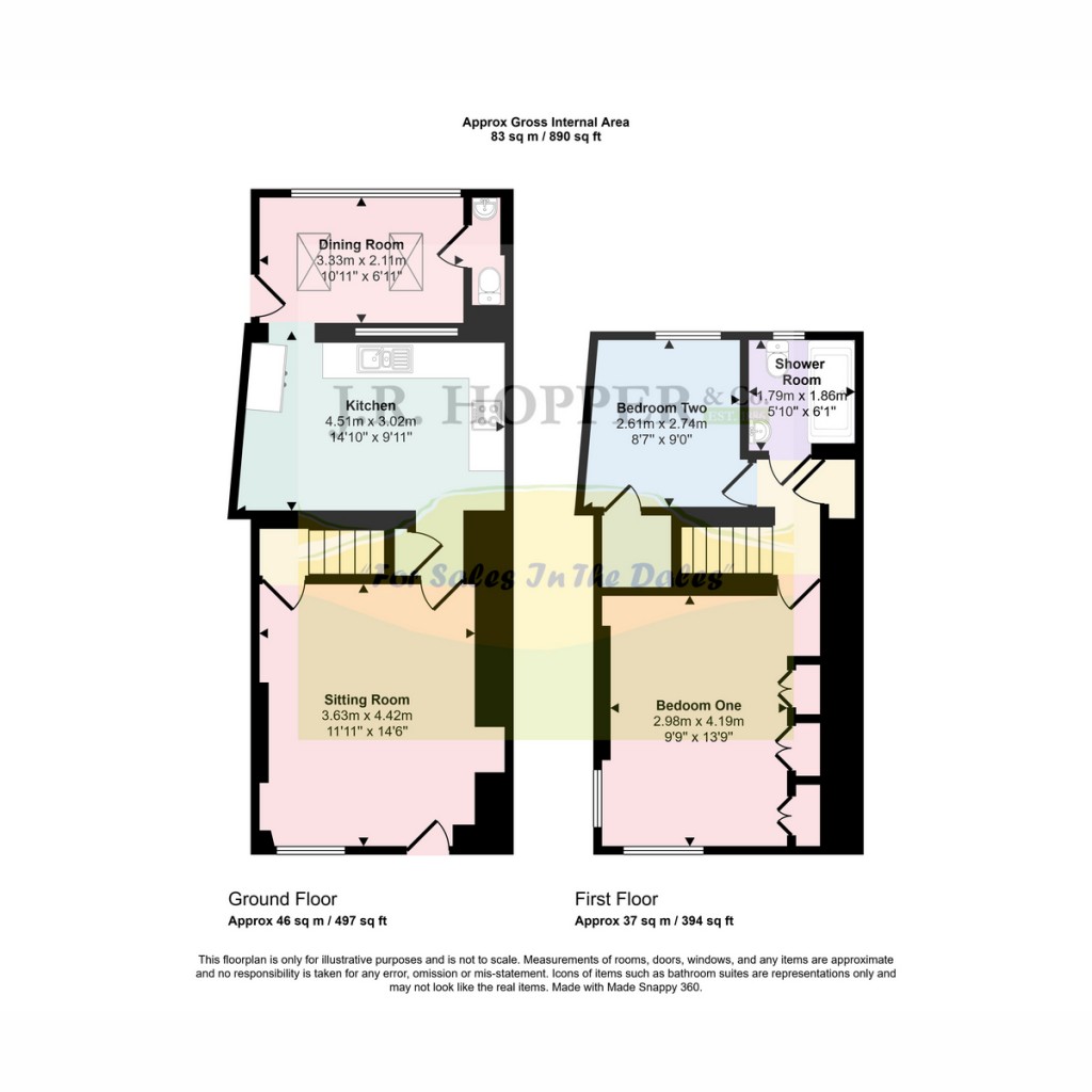 Floorplans For The Holme, Hawes, DL8 3