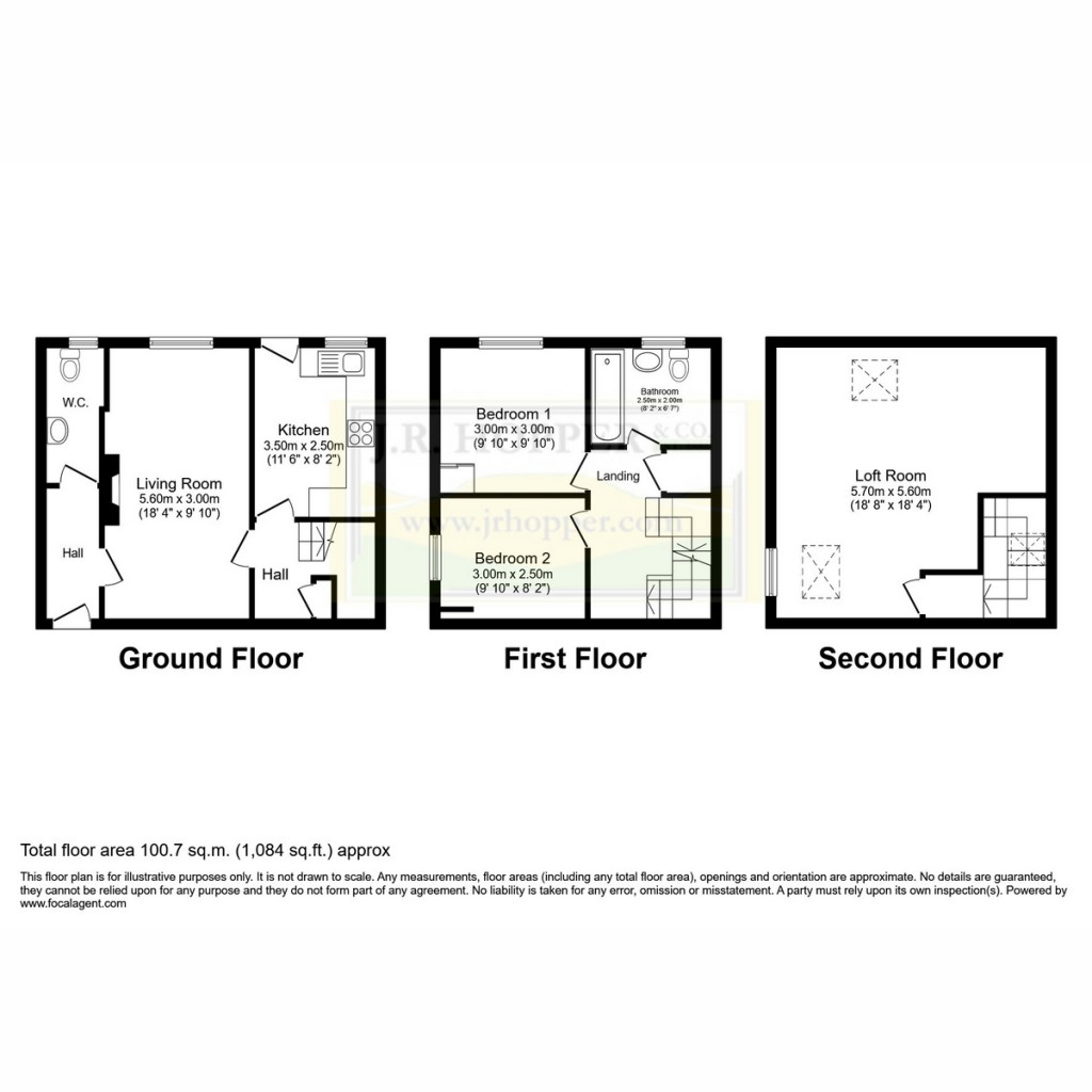 Floorplans For Coldbeck Barn, Kirkby Stephen, CA17 4