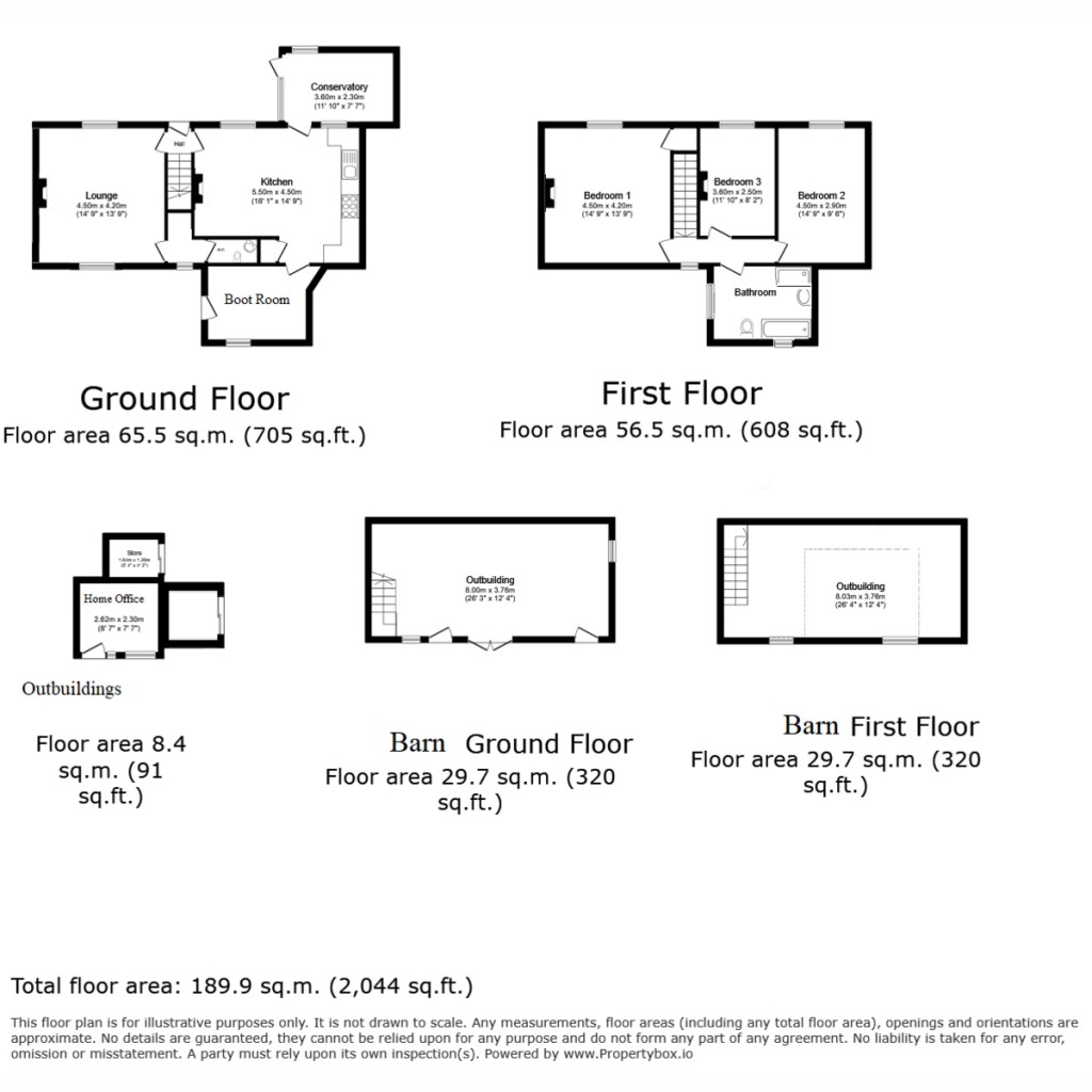 Floorplans For Hazel House, Aysgarth