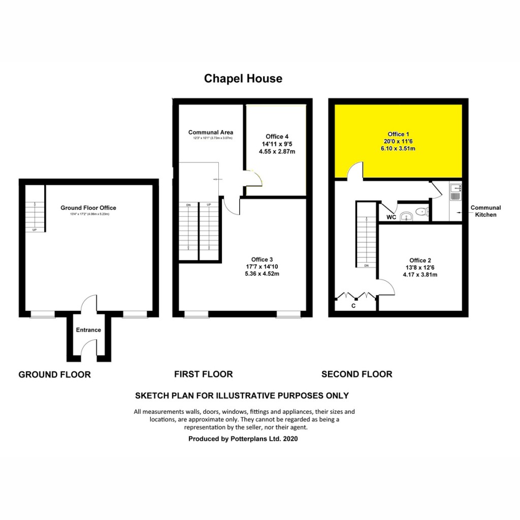 Floorplans For Market Place, Leyburn, DL8 5
