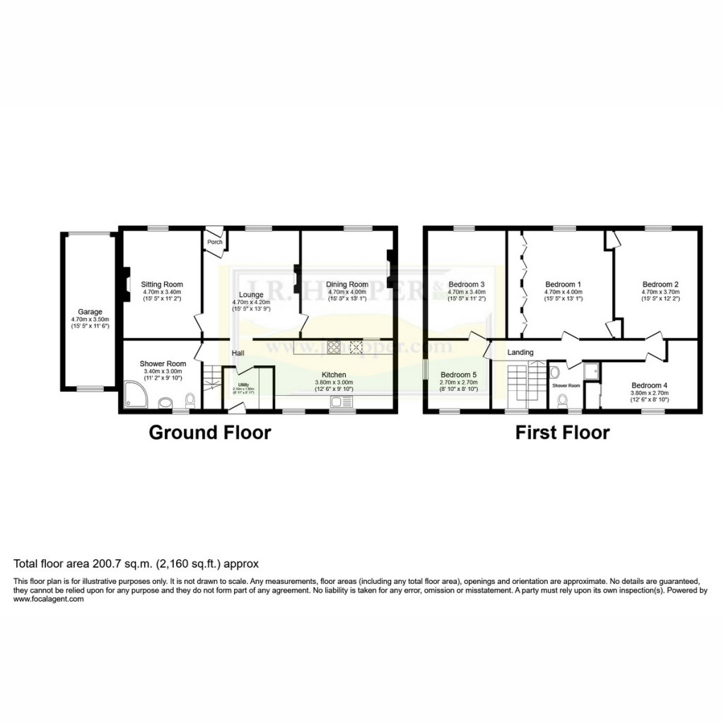 Floorplans For Grange Farm, Muker, DL11 6QH