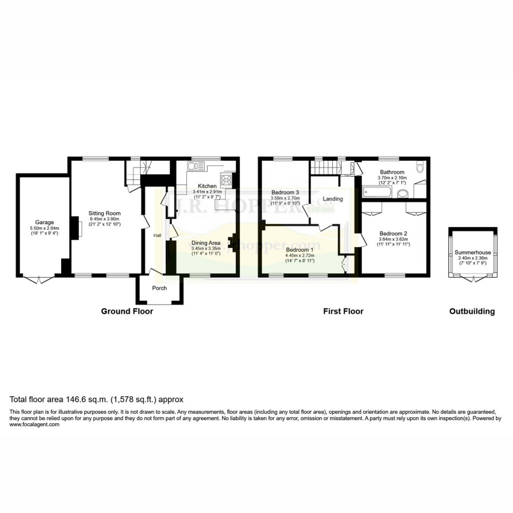Floorplans For Garsdale, Sedbergh, LA10 5