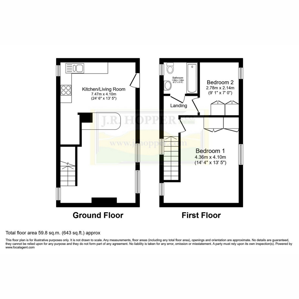 Floorplans For Rowlands, The Gaits, Gayle, DL8 3RU