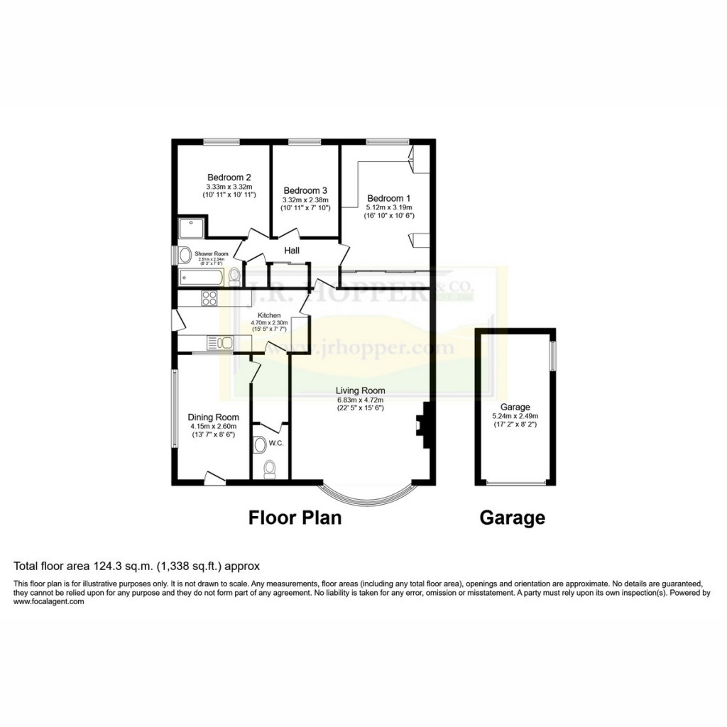 Floorplans For 4 Hargill Close, Harmby
