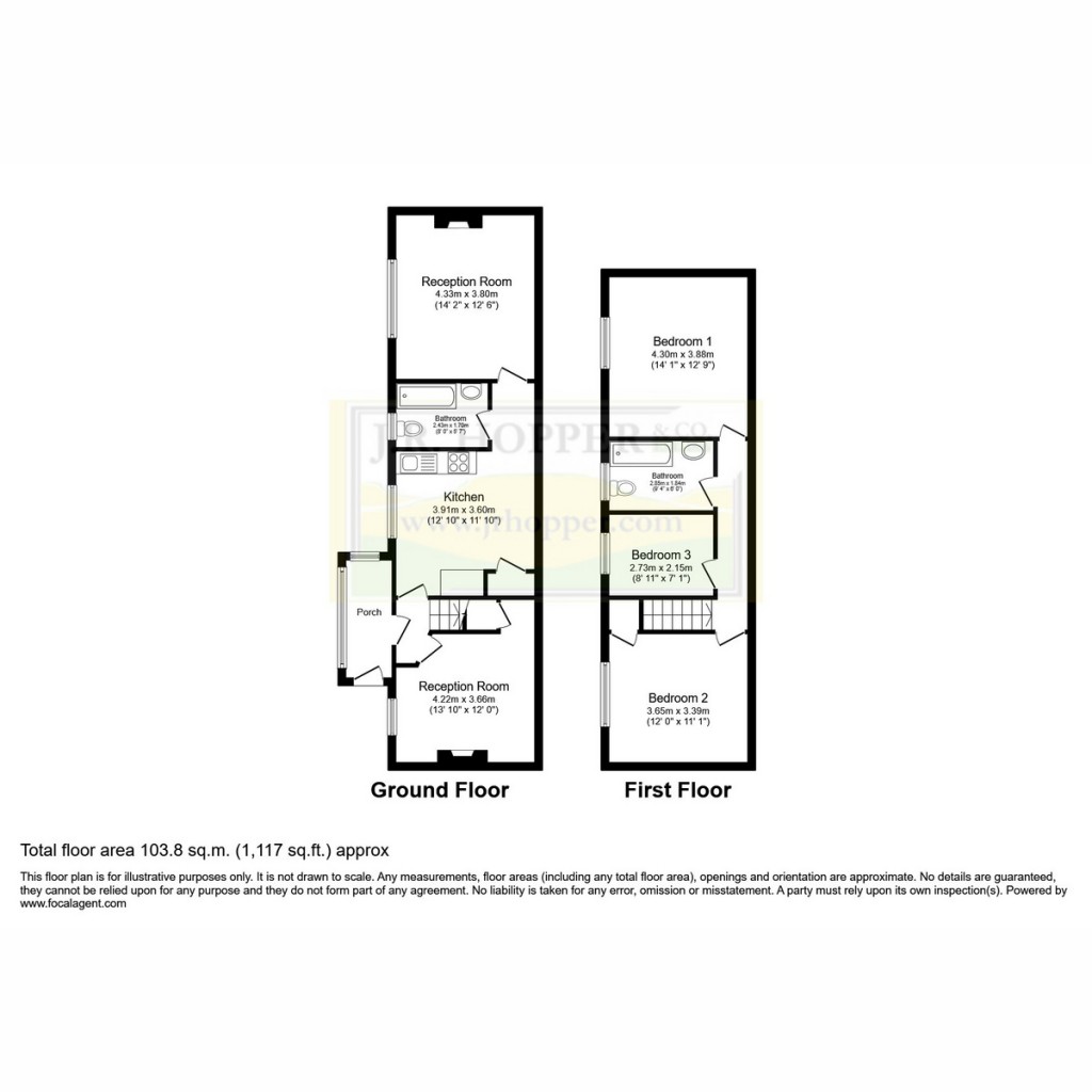 Floorplans For Mastile House, Mastil Lane, Little Crakehall, Bedale, DL8 1JD
