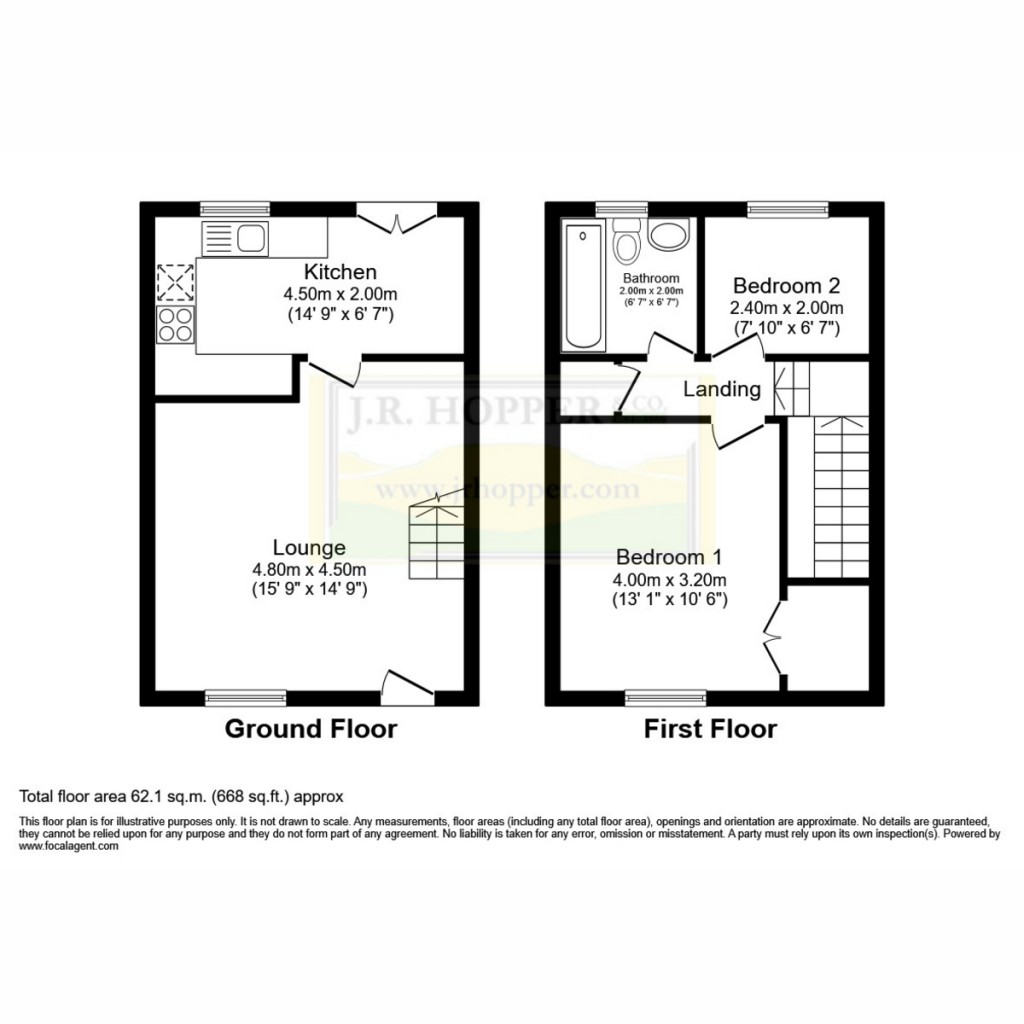 Floorplans For 19 Hothfield Court, Appleby