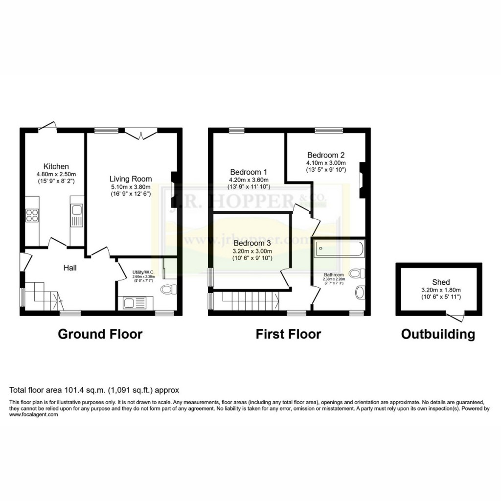 Floorplans For Grainy Gill, Thwaite