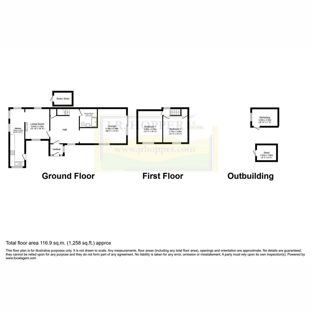 Floorplans For Crosby Garrett, Kirkby Stephen, CA17 4