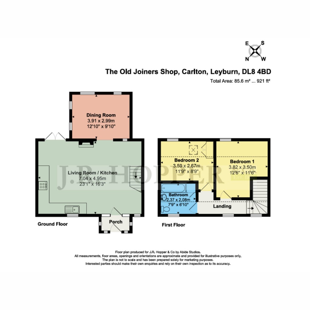 Floorplans For The Old Joiners Shop, Carlton