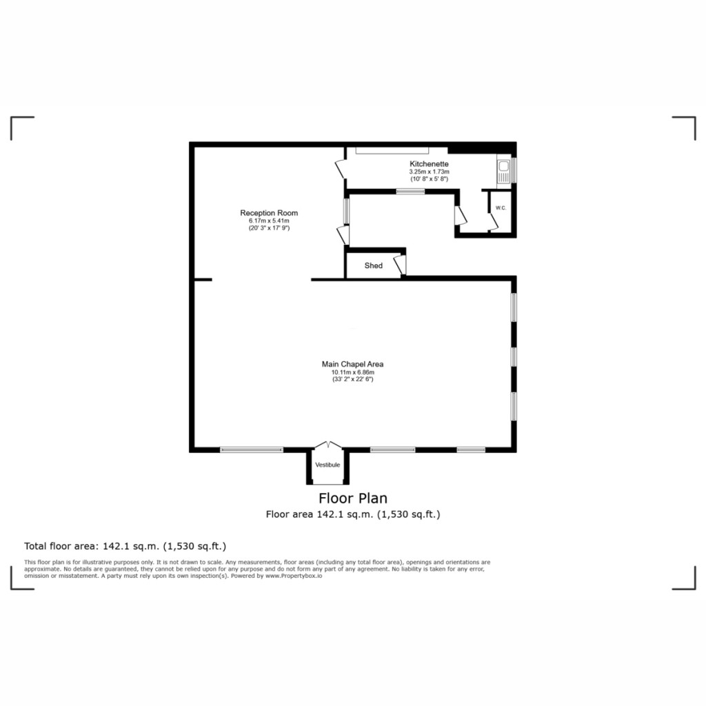 Floorplans For The Chapel, Soulby
