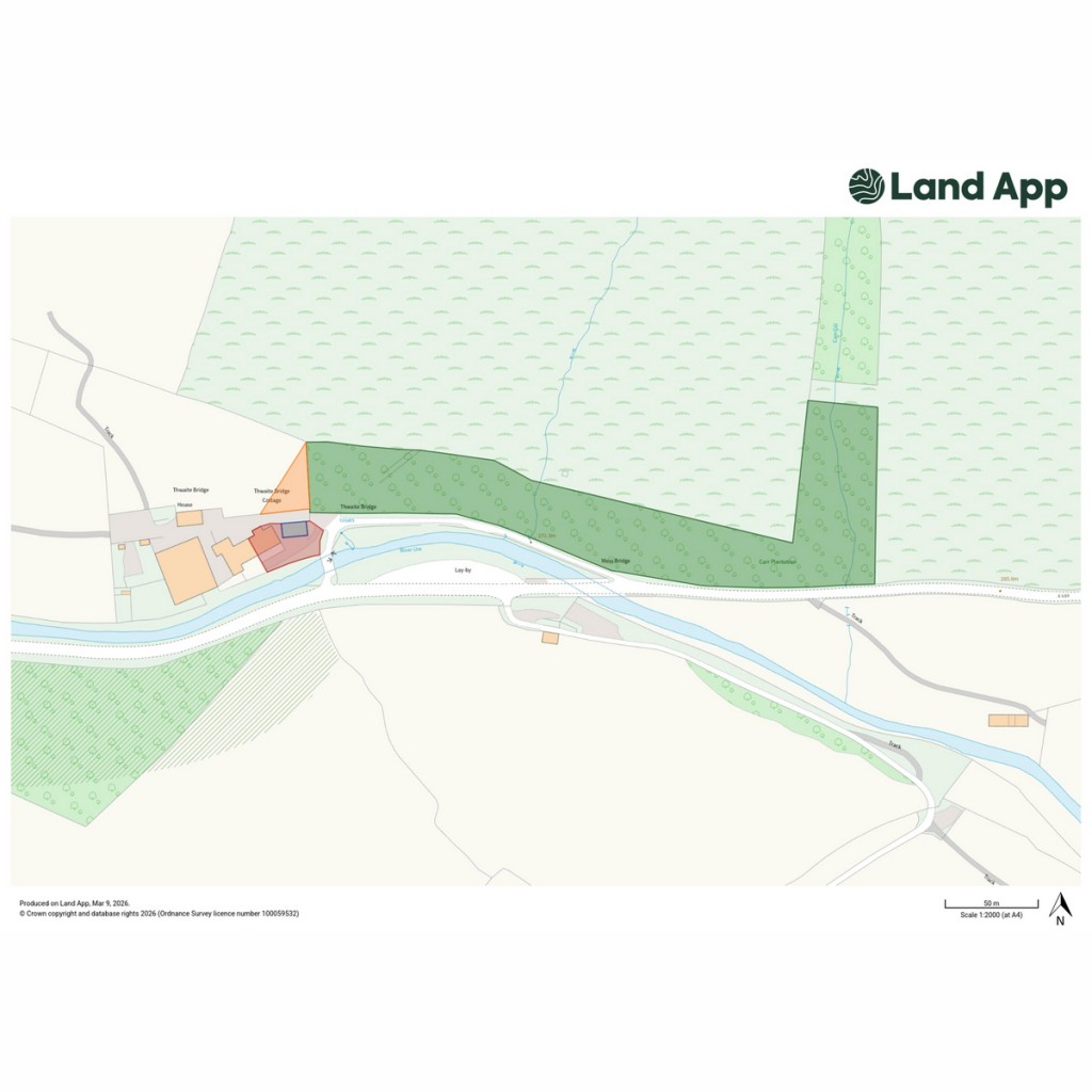 Floorplans For Thwaite Bridge Cottage, Hawes, DL8 3LS