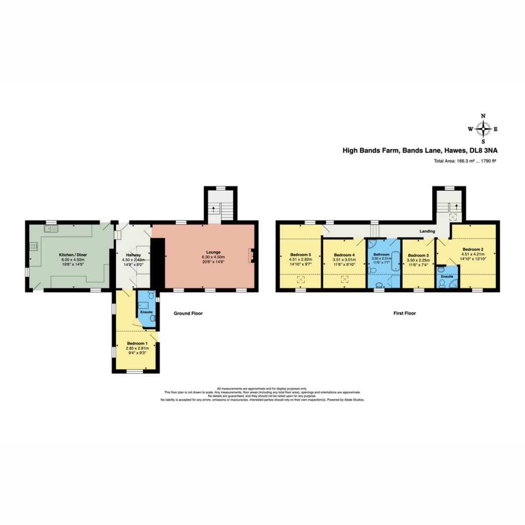 Floorplans For Gayle, Hawes, DL8 3