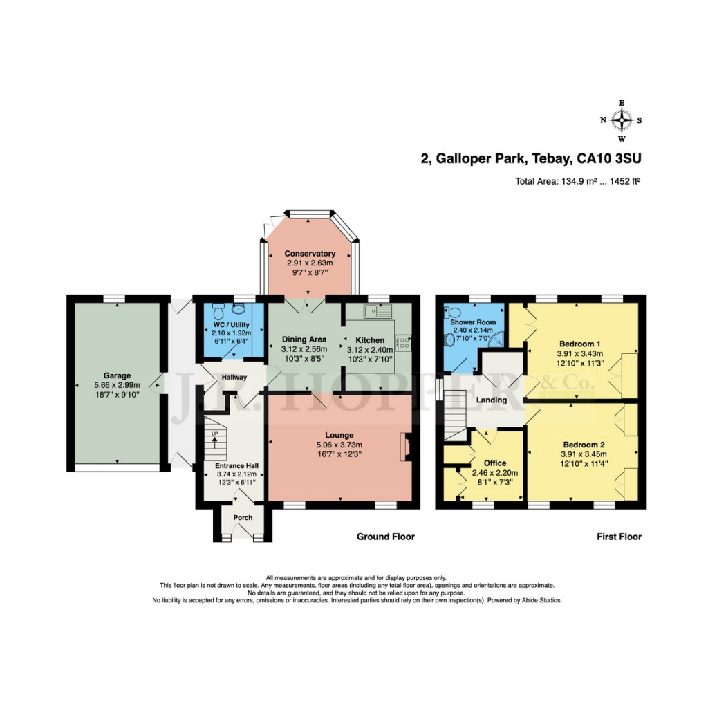 Floorplans For 2 Galloper Park, Tebay