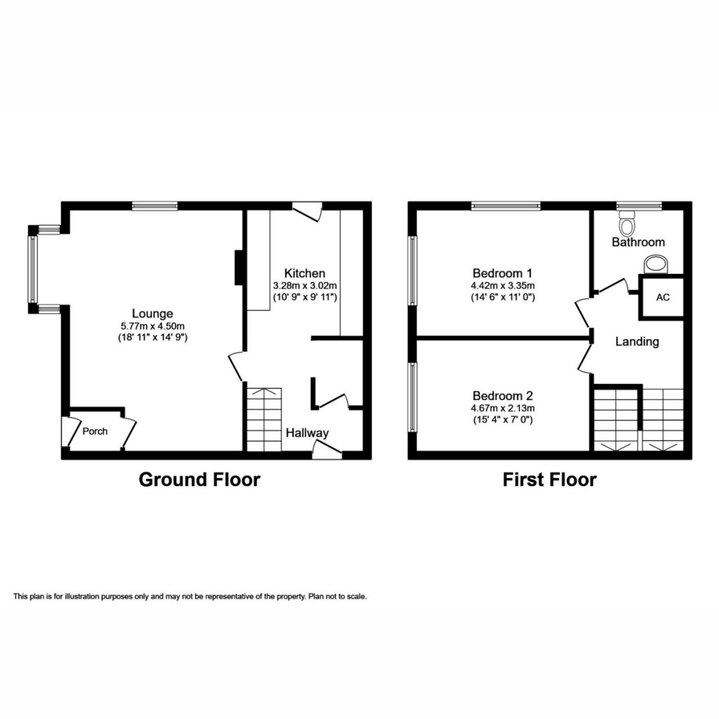 Floorplans For Brook House, Askrigg Leyburn, DL8 3