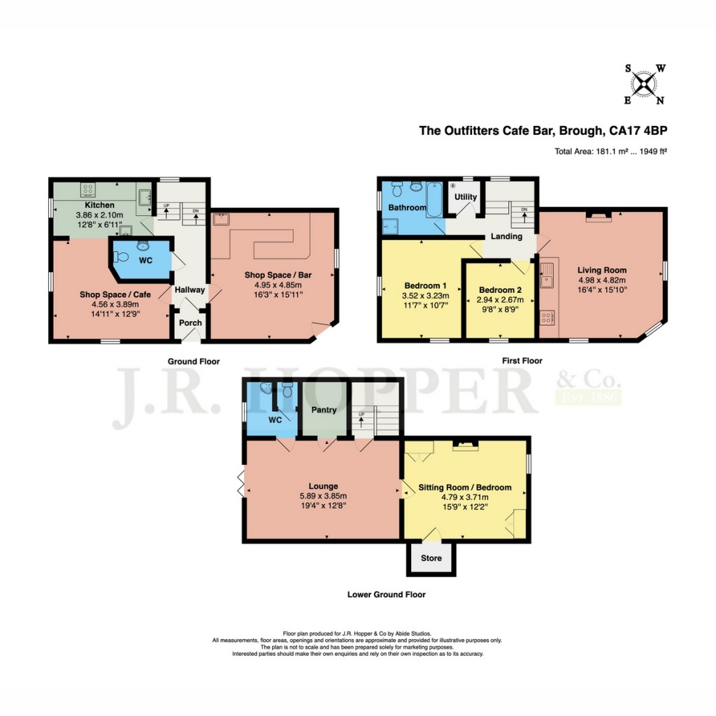 Floorplans For The Outfitters, Brough