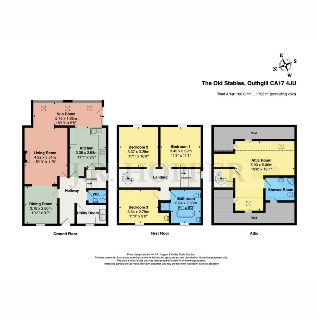 Floorplans For The Old Stables, Outhgill