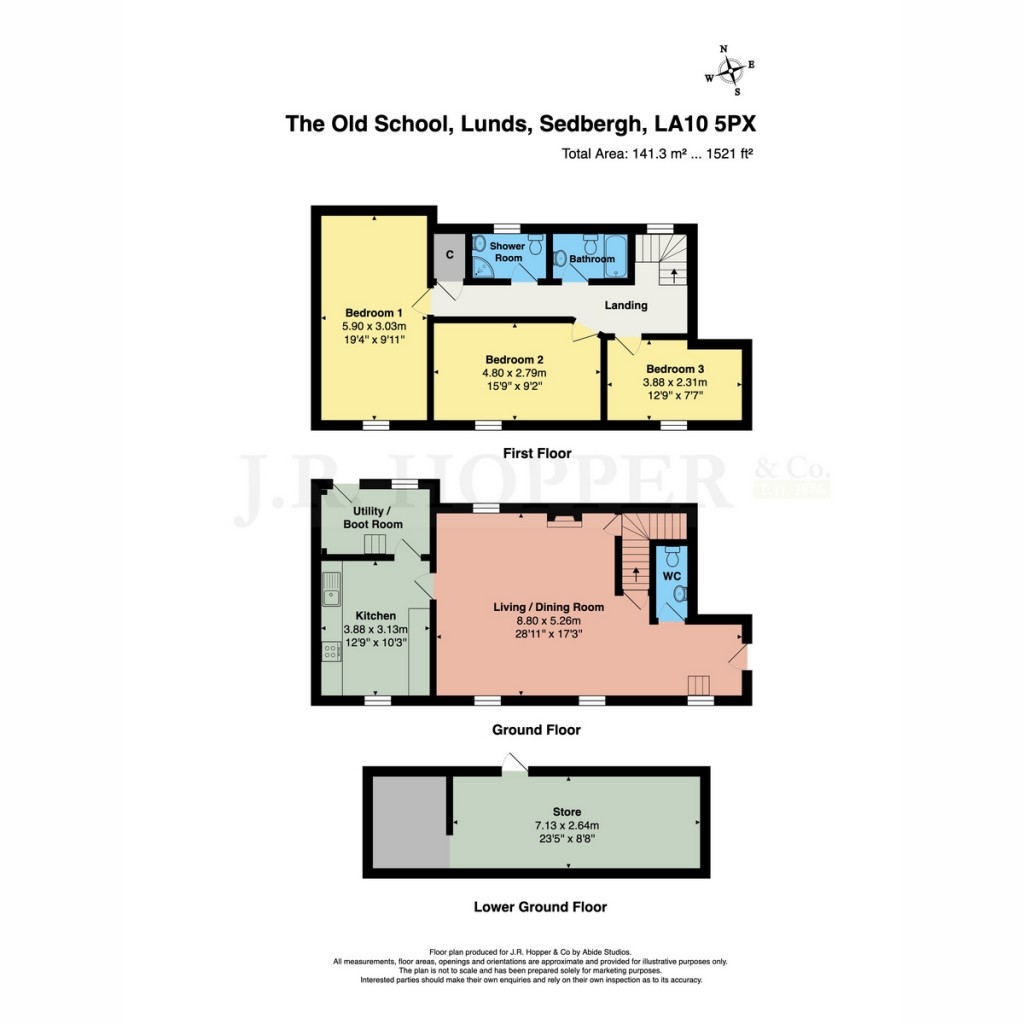 Floorplans For The Old School, Lunds