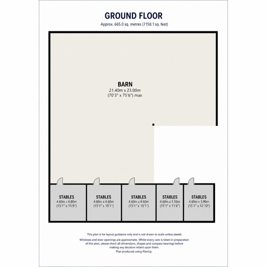 Floorplans For Rectory Farm Bungalow, Ormside