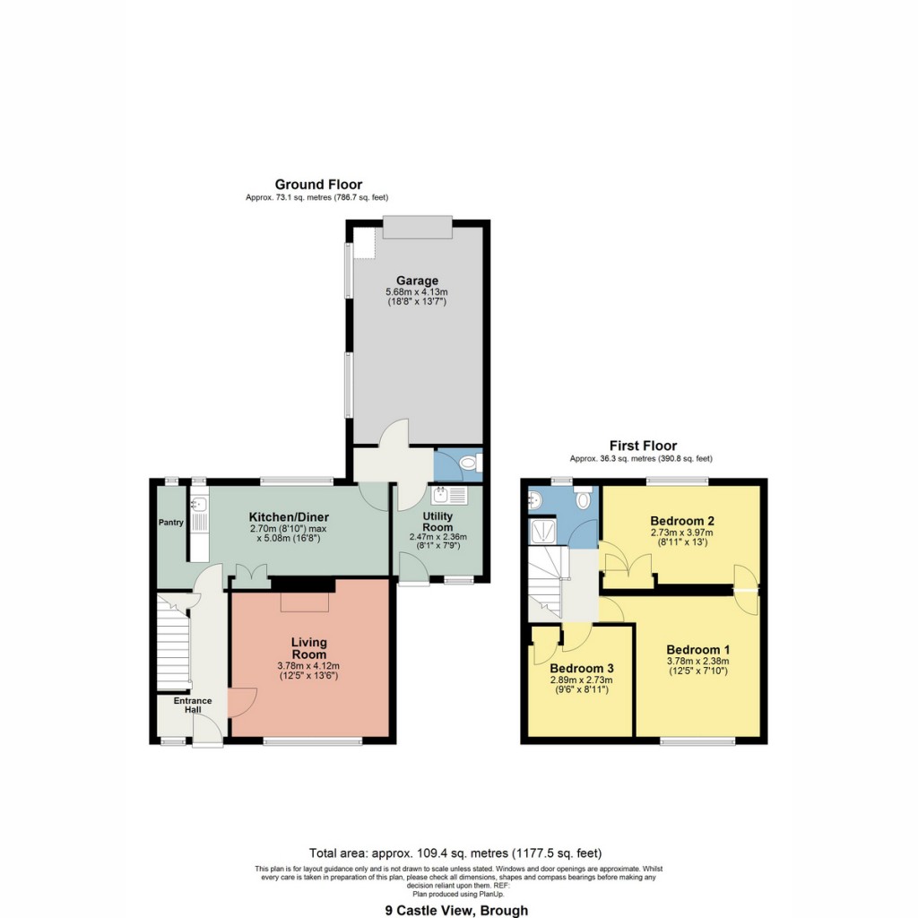 Floorplans For Castle View, Kirkby Stephen