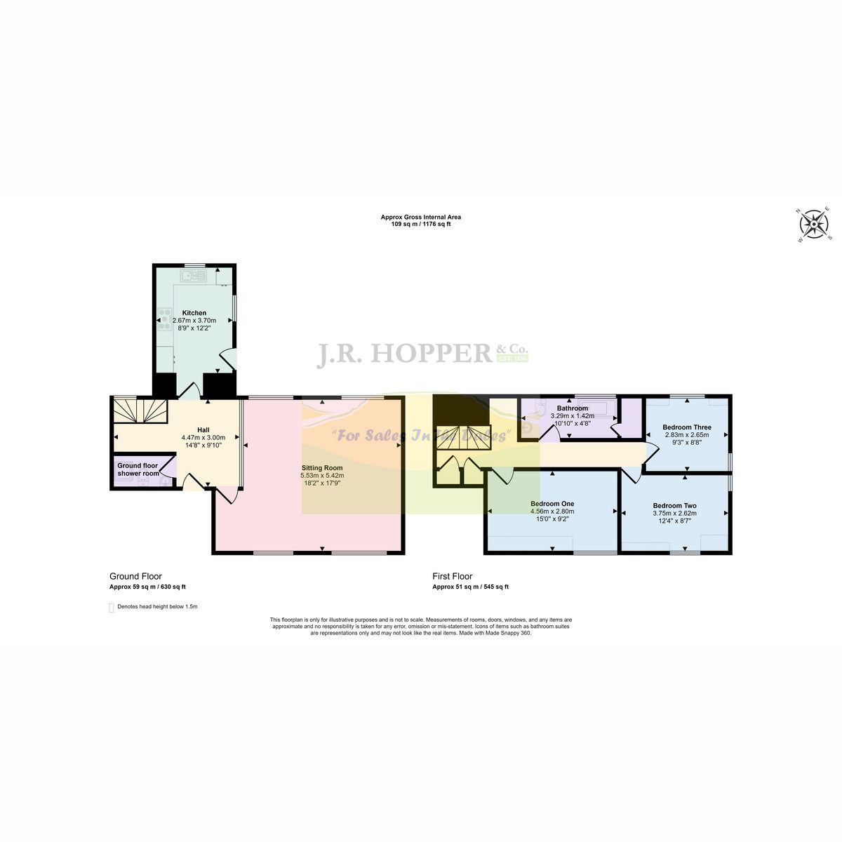 Curlew Cottage, Lunds, LA10 5PX — plan 1