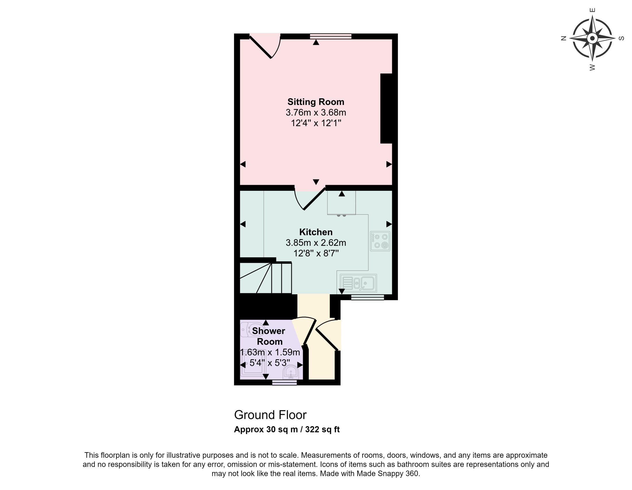 5 Gardenwell Cottages, Burtersett — plan 1