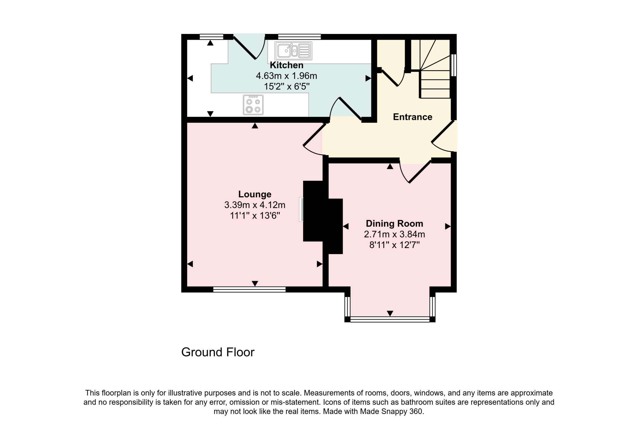 3 Middleham Road, Leyburn, DL8 5EY — plan 1