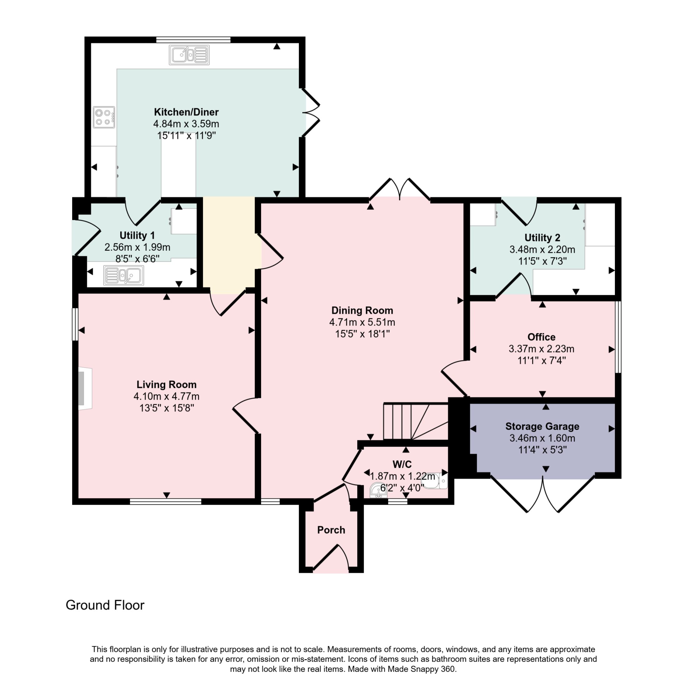 Myrtle Cottage, Winton, CA17 4HS — plan 1