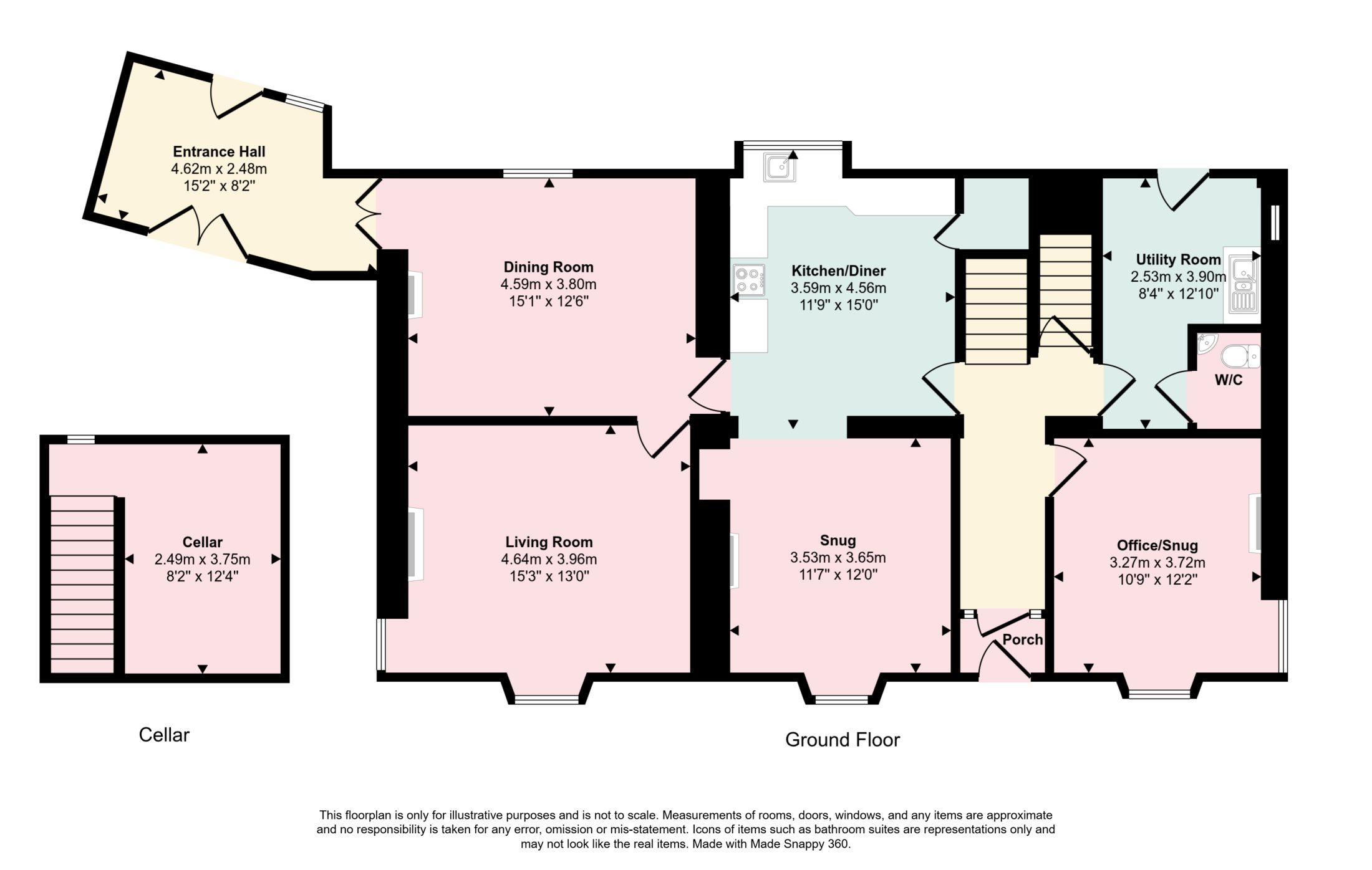 Winton House & Dairy Cottage, Winton — plan 1