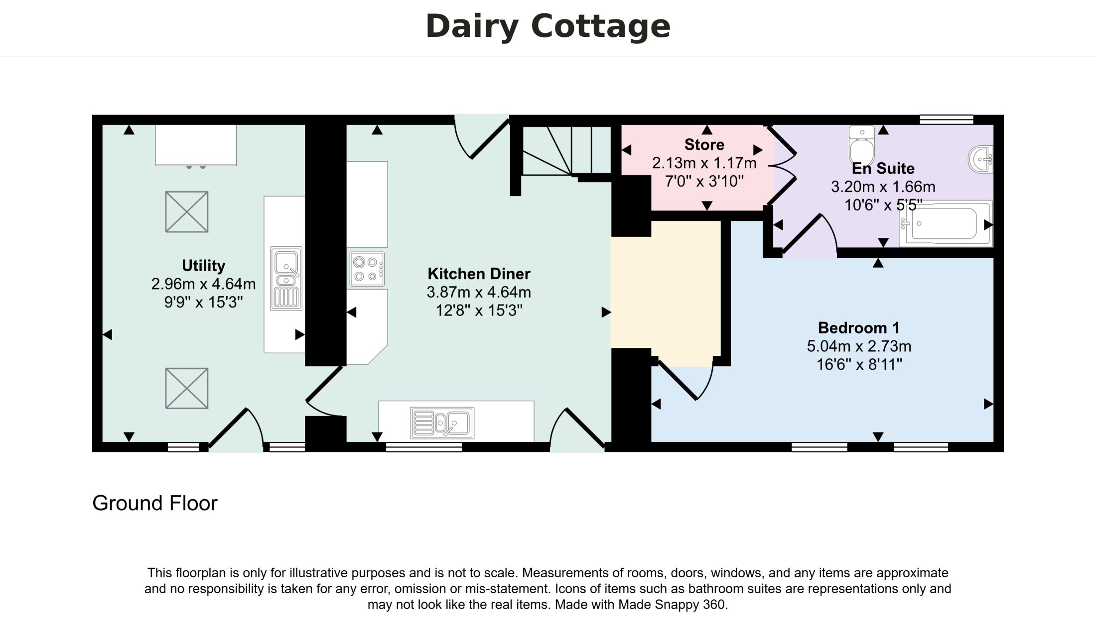 Winton House & Dairy Cottage, Winton — plan 3