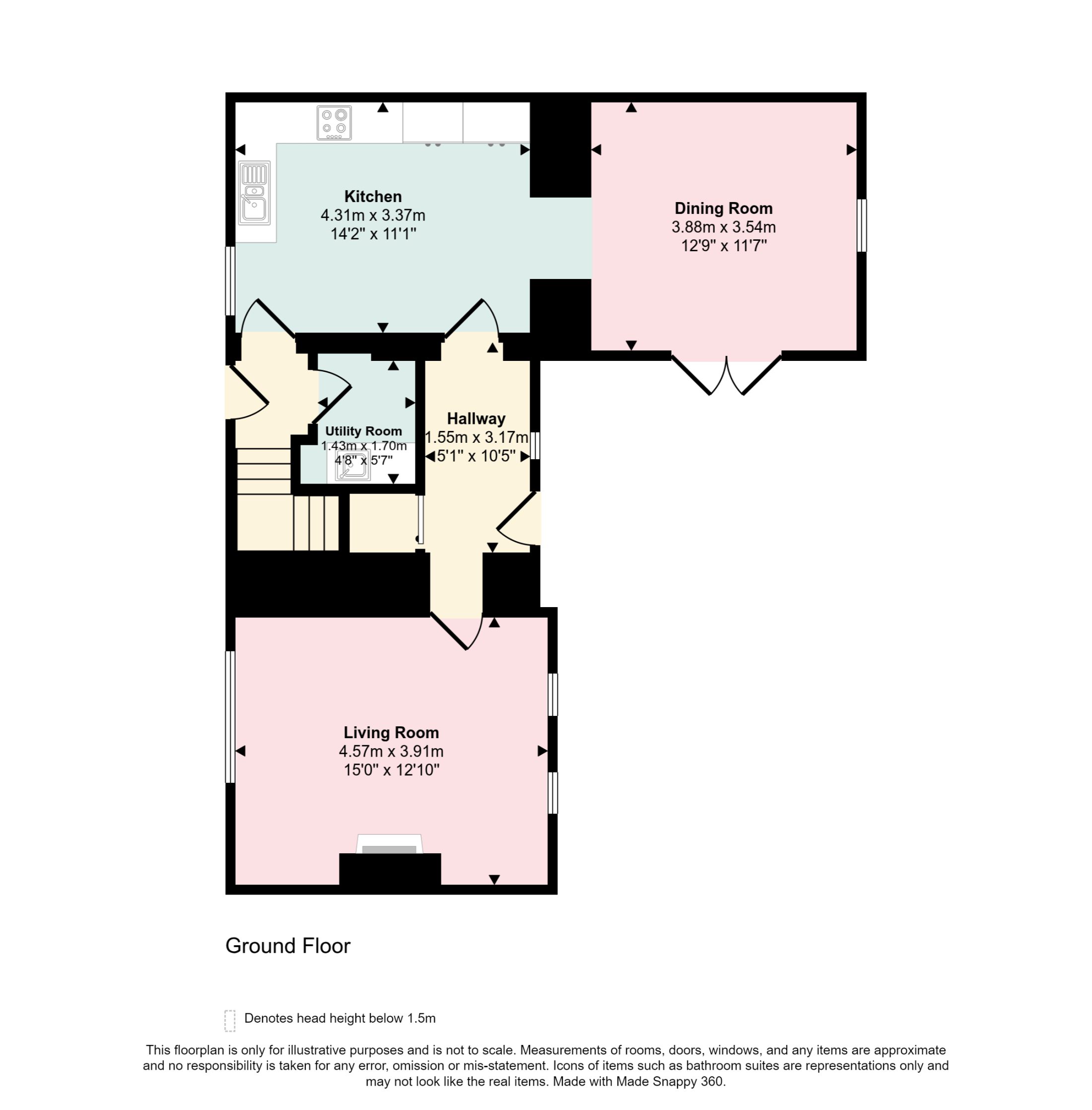 Apple Blossom Barn, Brough — plan 1