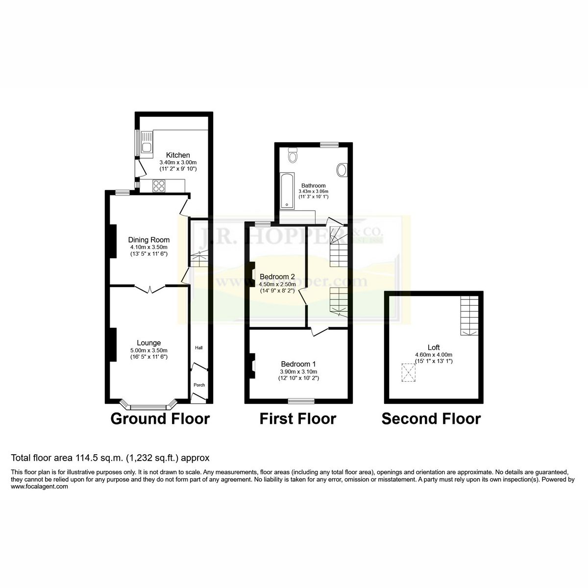 Hill View, Gayle, DL8 3RW — plan 1