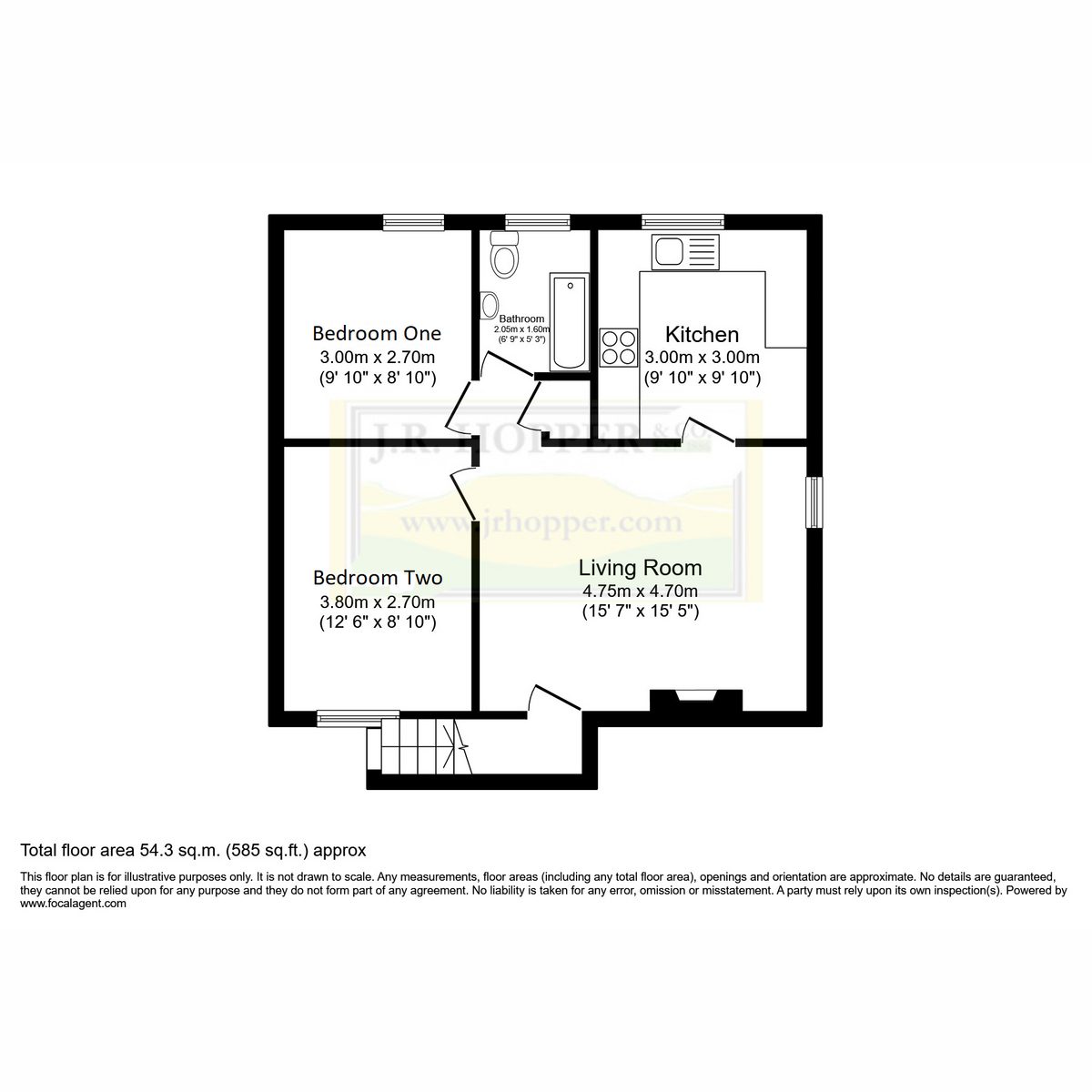 Flat 1, Kingstone House — plan 1