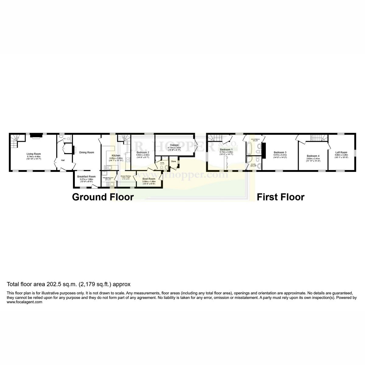 Park End, Low Row — plan 1