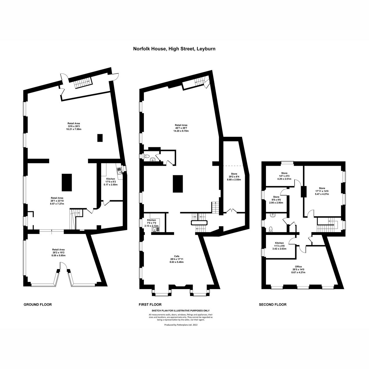 Norfolk House, High Street, Leyburn, DL8 5AQ — plan 1