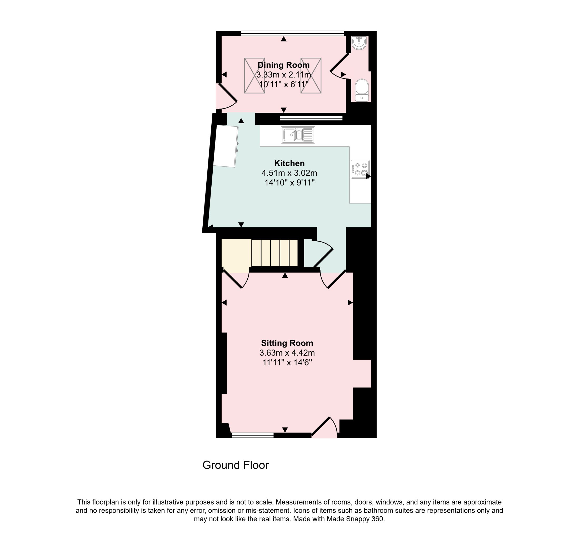 Sunnyholme, The Holme, Hawes, DL8 3QR — plan 1