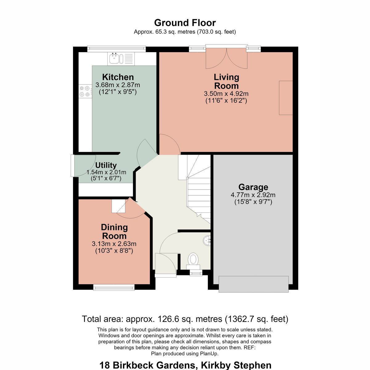 18 Birkbeck Gardens, Kirkby Stephen — plan 2