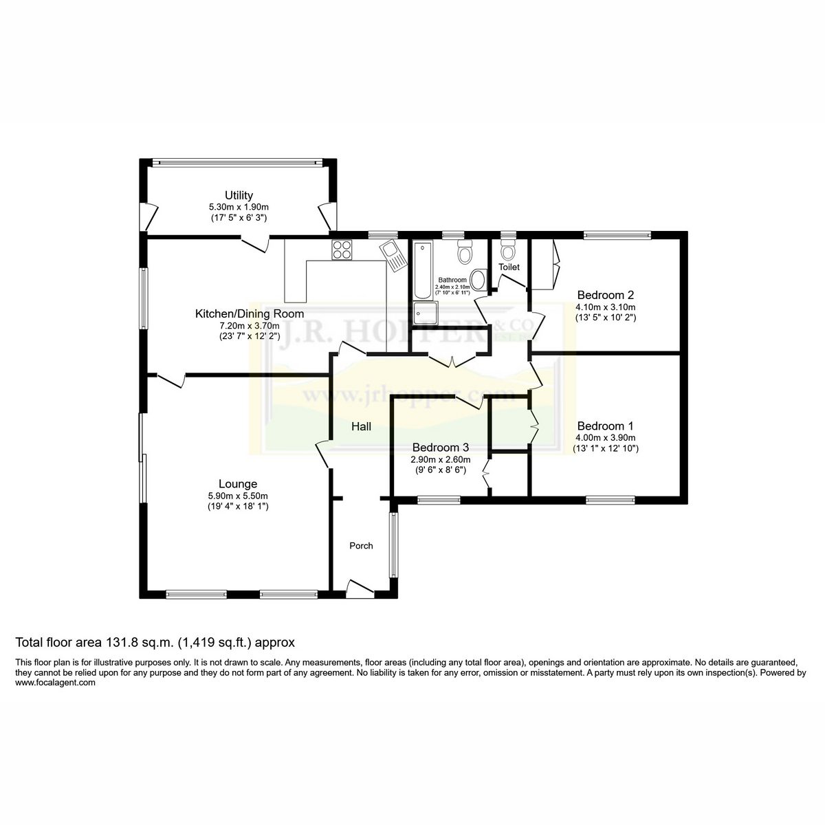 Glen Gyle, Woodhall — plan 1