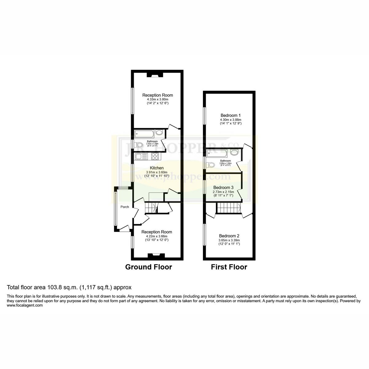 Mastile House, Mastil Lane, Little Crakehall, Bedale, DL8 1JD — plan 1