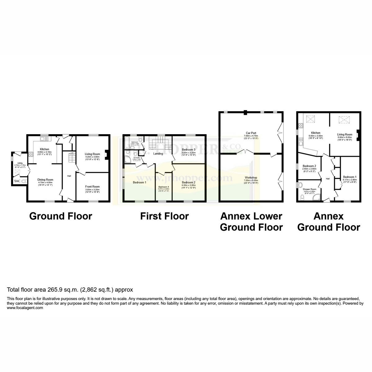 Castle Hill House & Cedar Barn​, Warcop — plan 1