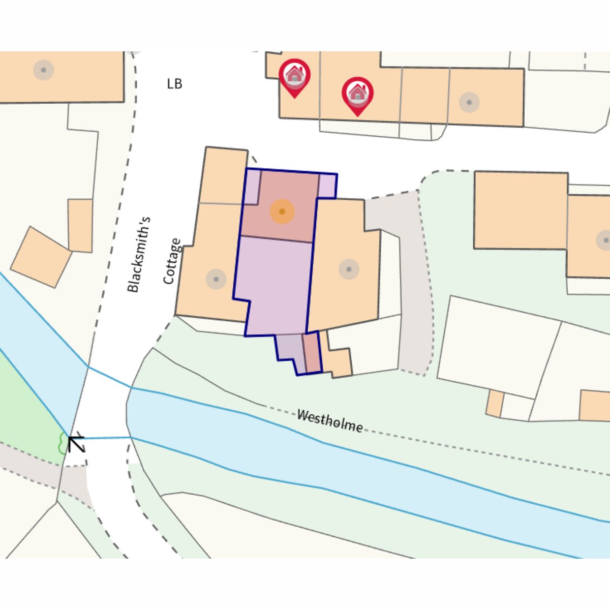 Grainy Gill, Thwaite — plan 2