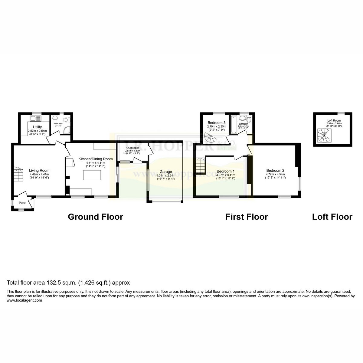 Bartle Cottage, Grassgill, West Witton, DL8 4LY — plan 1