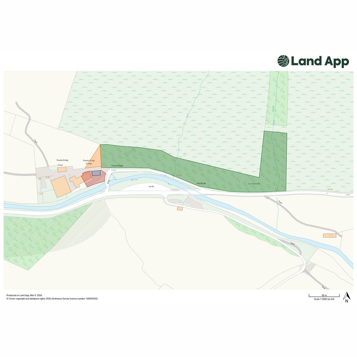 Thwaite Bridge Cottage, Hawes, DL8 3LS — plan 2
