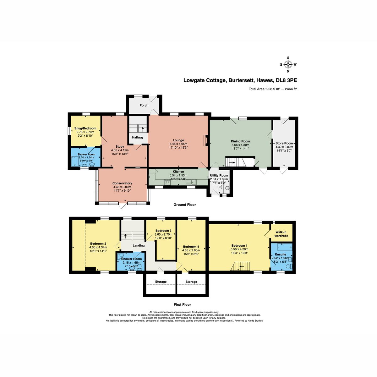 Lowgate, Burtersett — plan 1