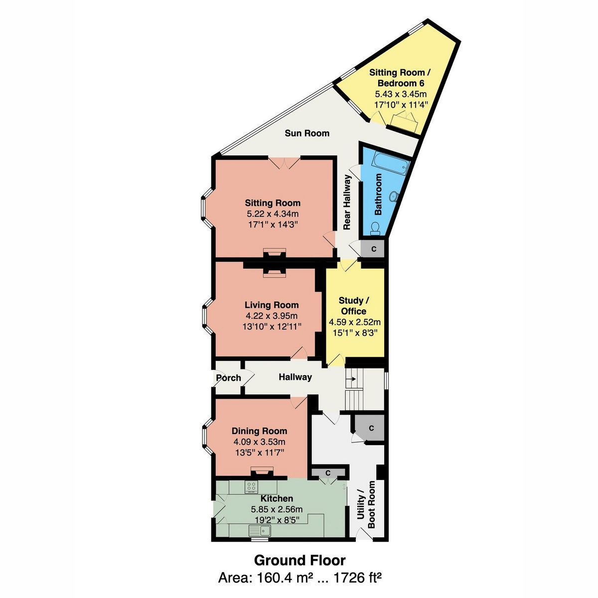 The Laurels, Reeth — plan 1