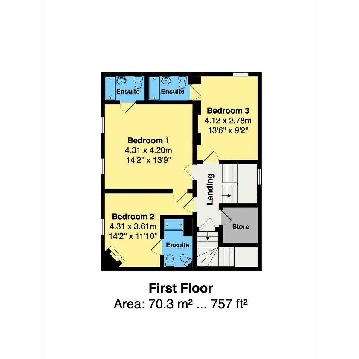 The Laurels, Reeth — plan 2