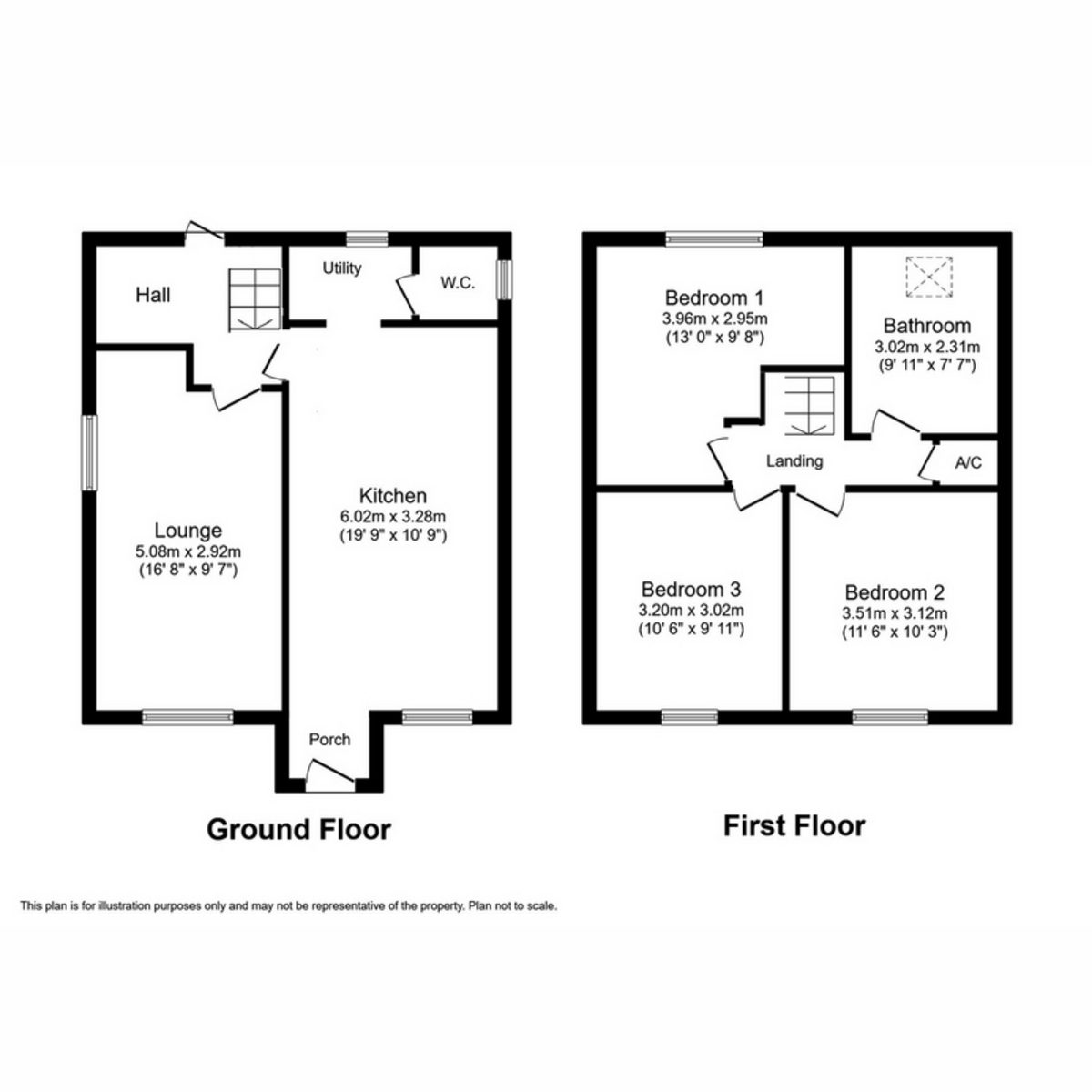 Kingfisher Cottage, Moor Road, Bellerby, DL8 5QY — plan 1