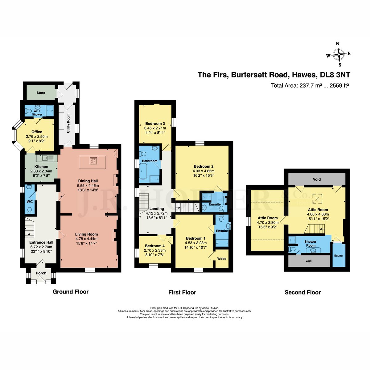 The Firs, Hawes — plan 1