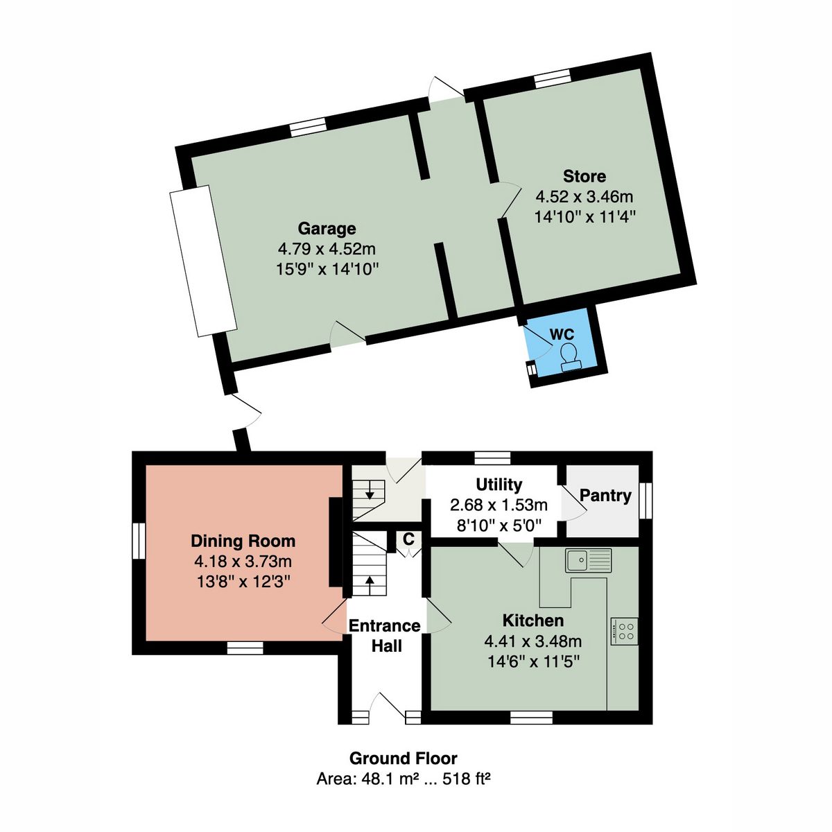 Cornlee, Aysgarth — plan 1