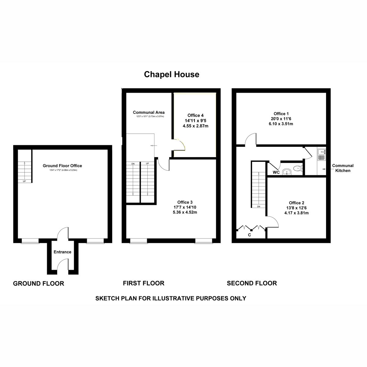 Chapel House, Railway Street, Leyburn, DL8 5AT — plan 1